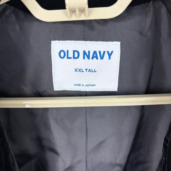 Old Navy NEW Party Blazer Black Velvet XXL Tall 752079 holiday evening event - Picture 8 of 12